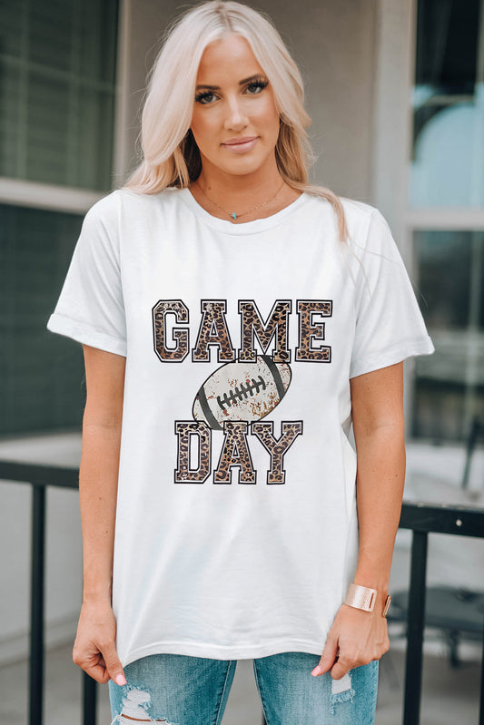 GAME DAY Football Graphic Short Sleeve T-Shirt